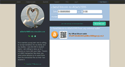 Desktop Screenshot of al3x1s1995.bitcoinwallet.com